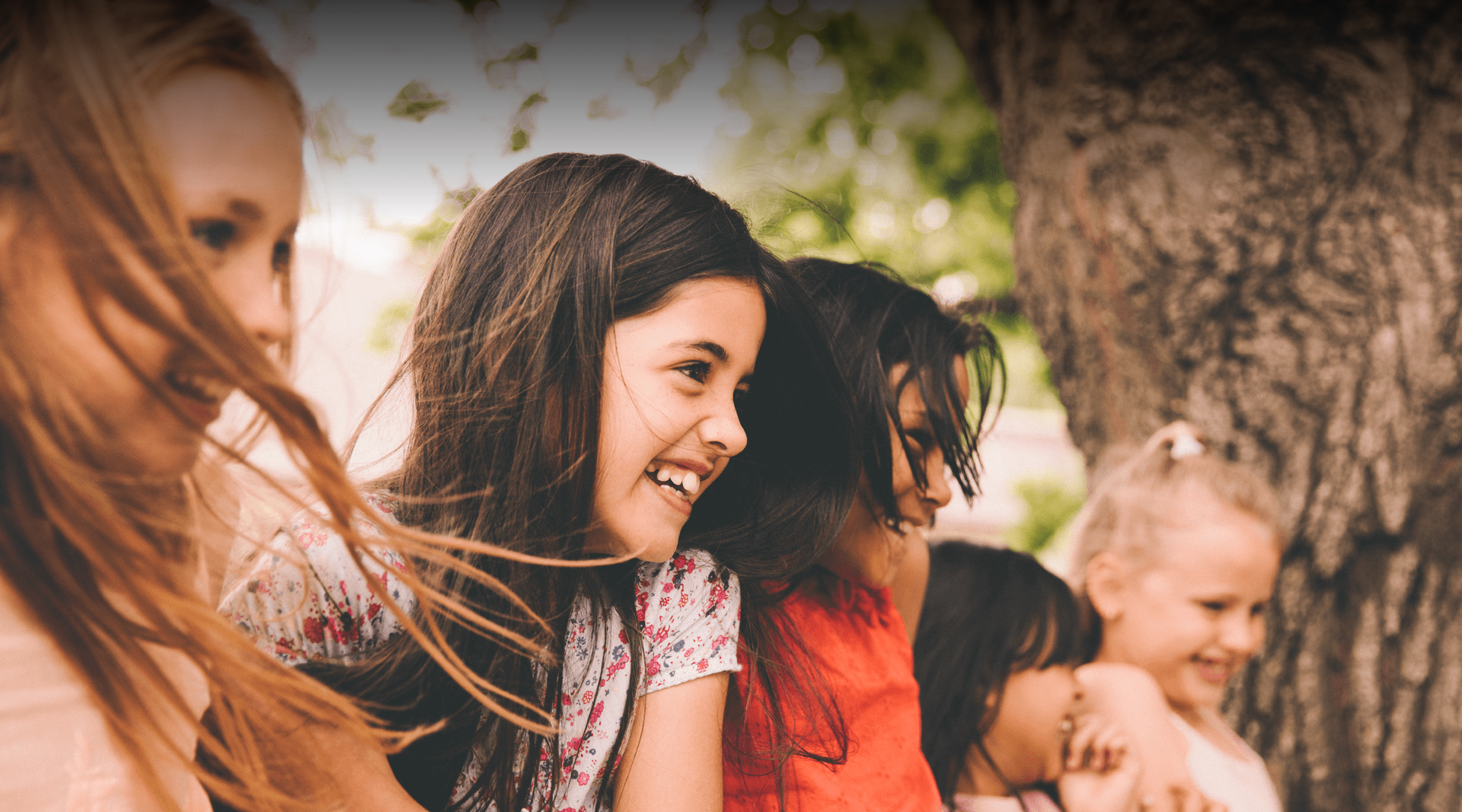 group of young girls